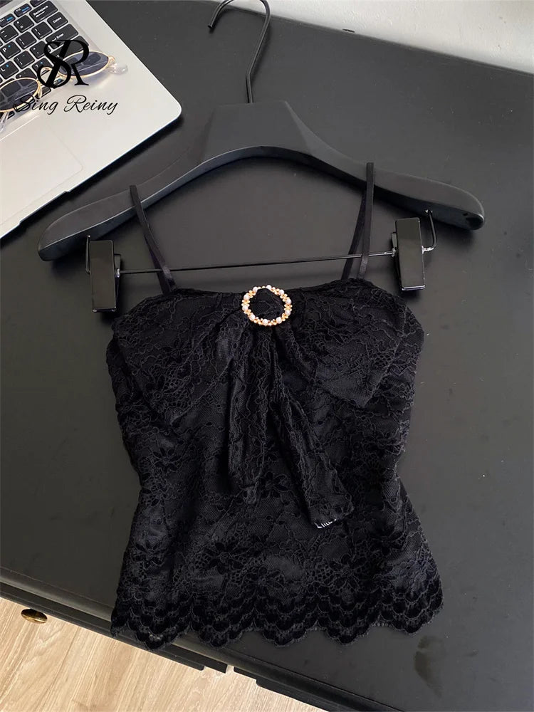 Lace Bow Luxury Camisole