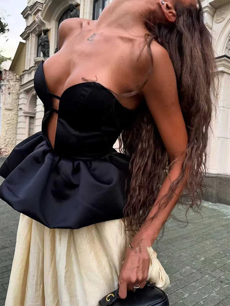 Elegant Sleeveless Hollow Out Loose 2Pc Set
