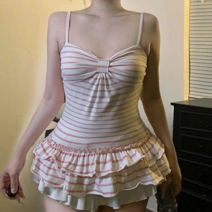 Striped Sleeveless Tee