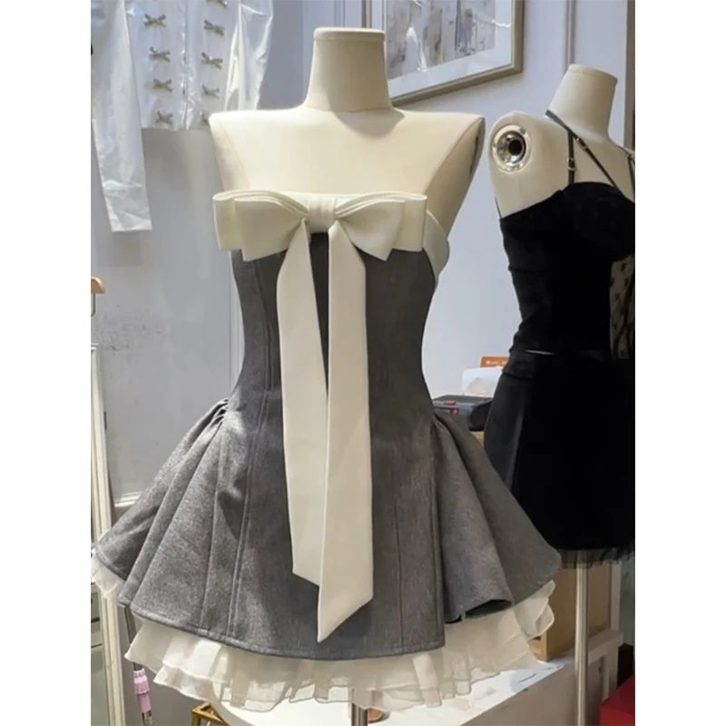 Bow Mini Dress