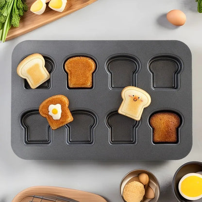 8 Cavity Toast Molds