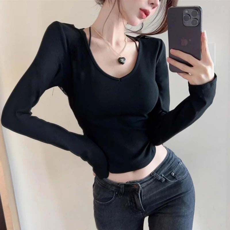 Top de manga larga vendaje