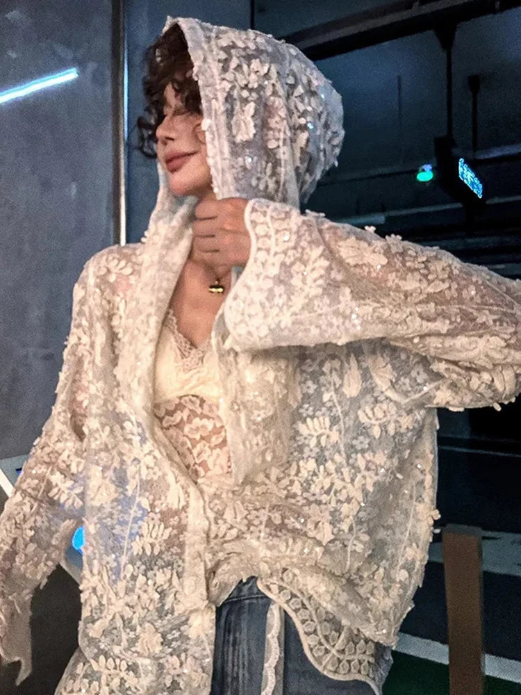 Lace Sun Protective Blouse