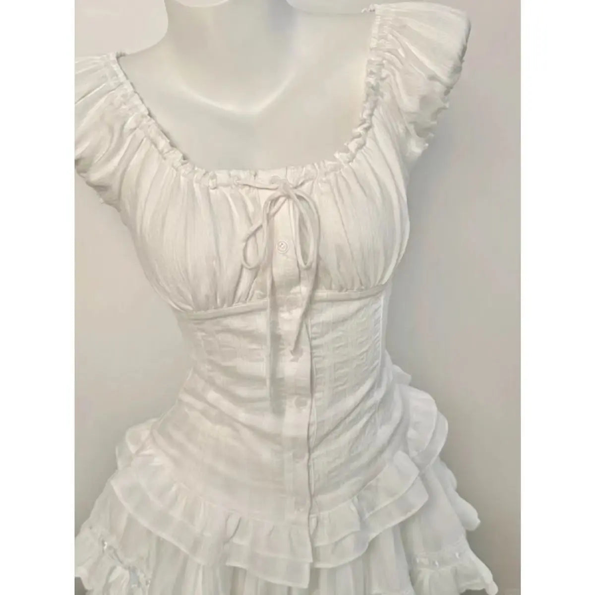 Ruffle Trim Blouse