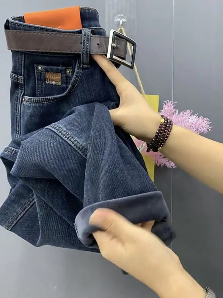 High Waist Straight Jeans