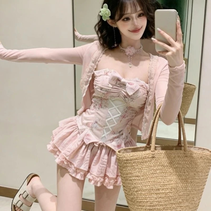 Conjunto de falda de 3 piezas