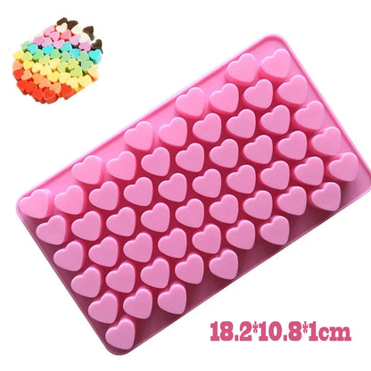 Multicavity Heart Chocolate Silicone Mold