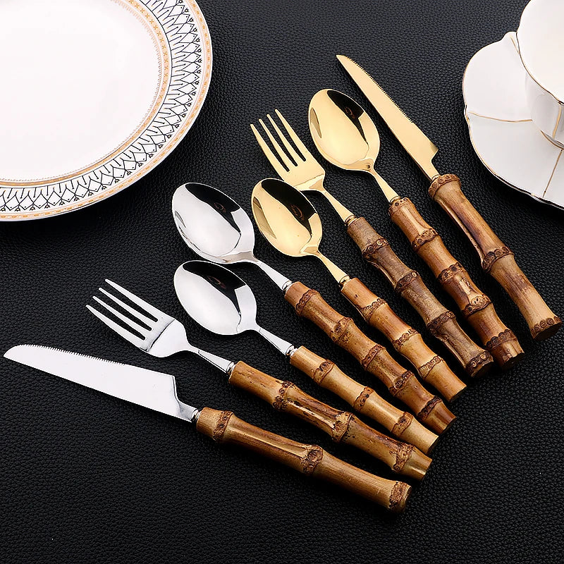 Gold Cutlery Set