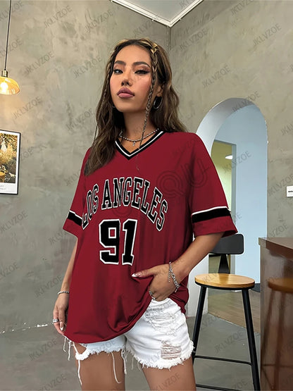 Los Angeles No.91 Print T-Shirt