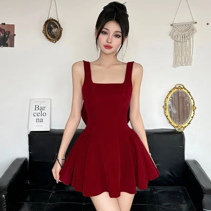 halter bow dress