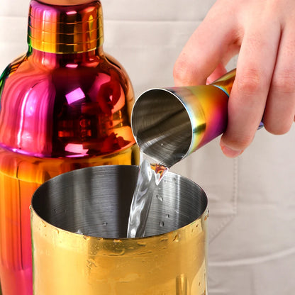 Stainless Steel Rainbow Boston Cocktail Set