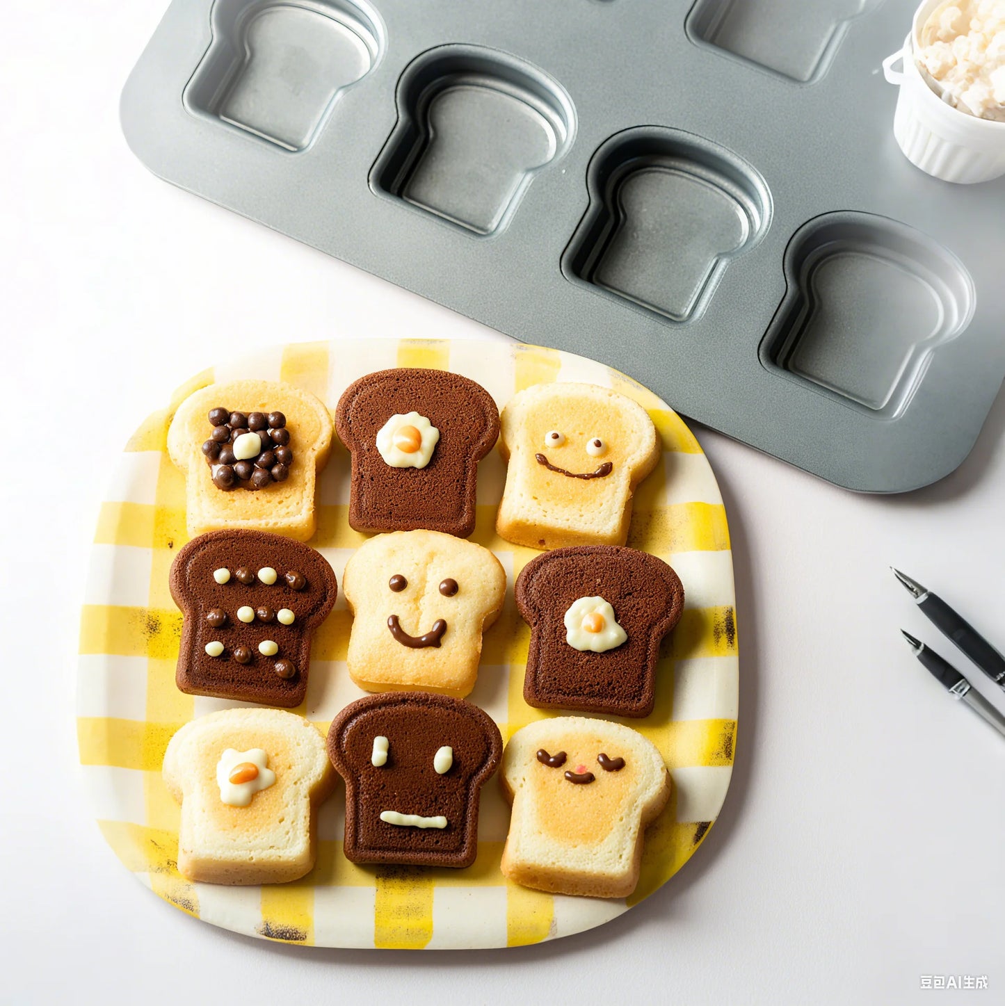 8 Cavity Toast Molds