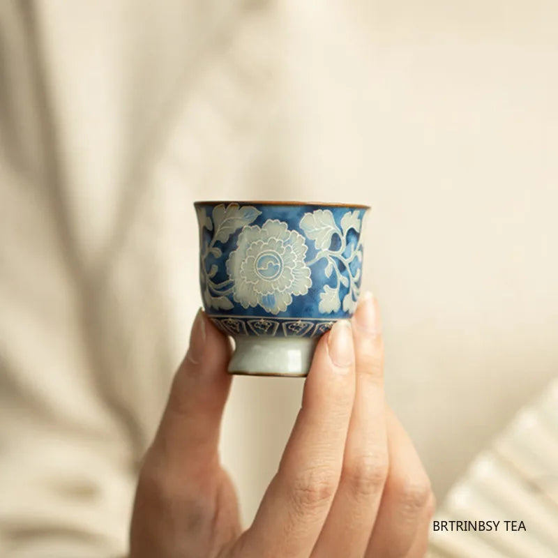 Chinese Vintage Ru Kiln Ceramic Tea Cup