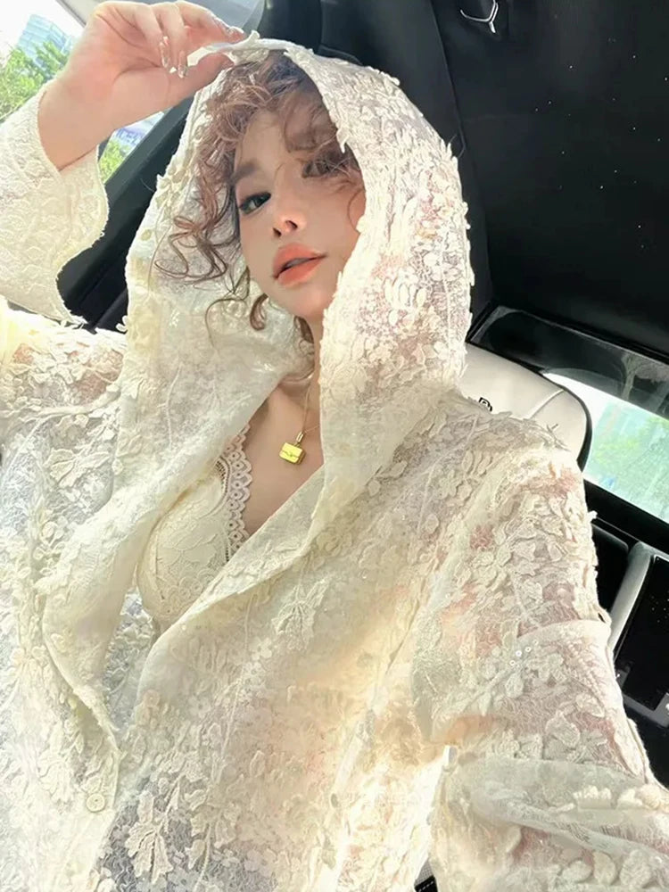 Lace Sun Protective Blouse