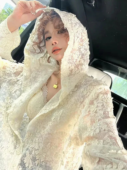 Lace Sun Protective Blouse