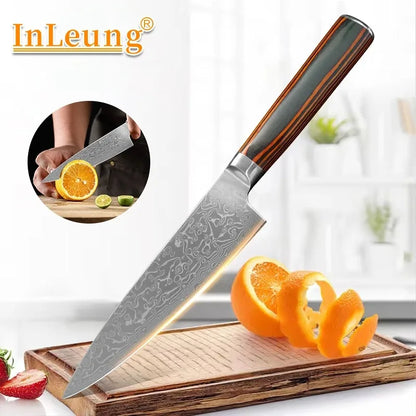 Damascus Kitchen Knife