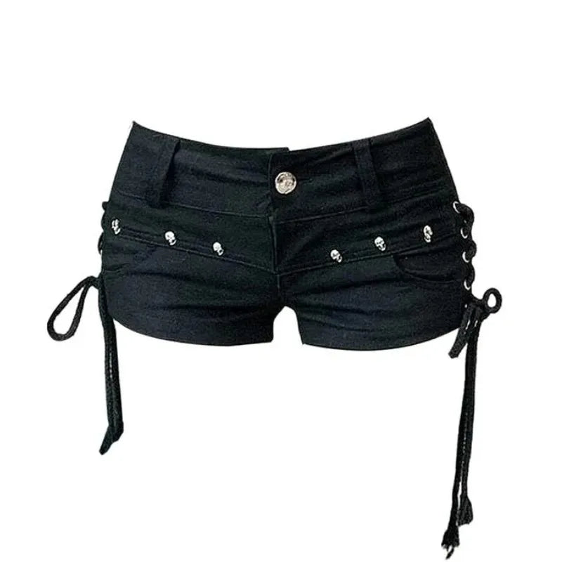 Low Rise Jean Shorts
