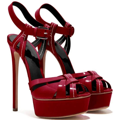 Stiletto High Heel Strappy Sandals