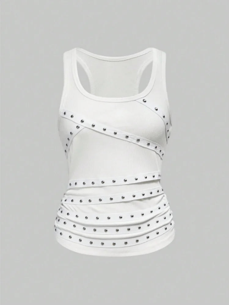 Studded Rivet Tank Top