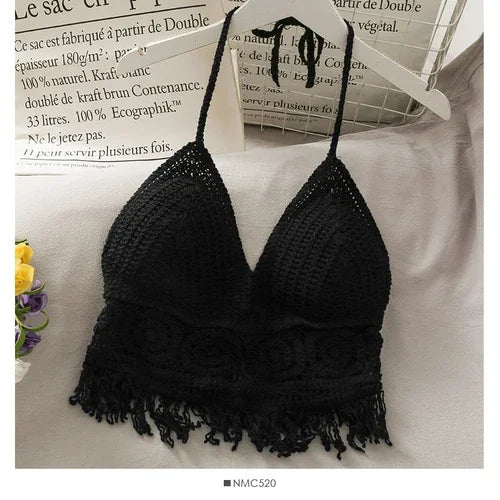 Top de tirantes finos HollowTassel