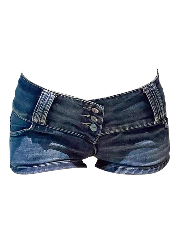 Low Rise Jean Shorts
