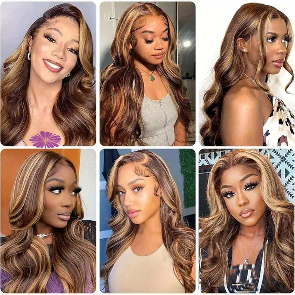 Honey Blonde Ombre Lace Front Wig