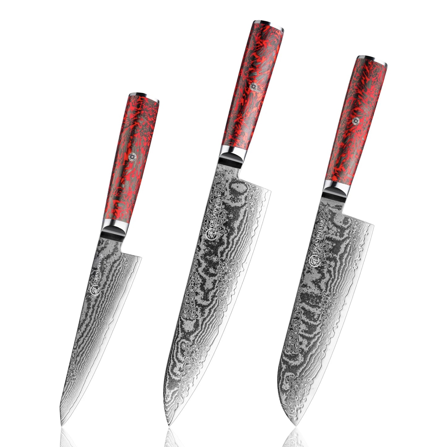 Grandsharp 1-6 PCS Kitchen Knives Set