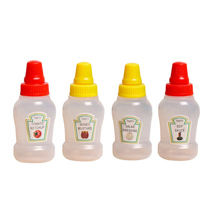 Mini Condiment Squeeze Bottles