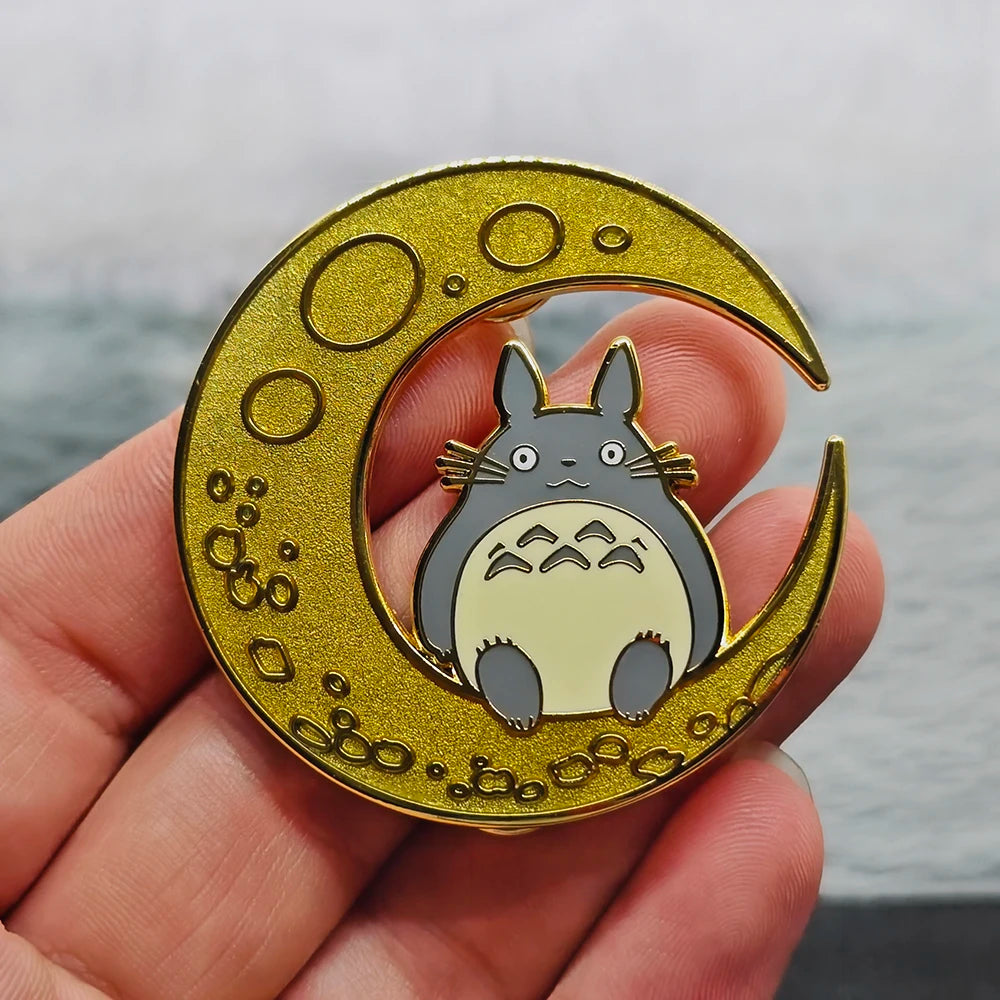 moon totoro brooch