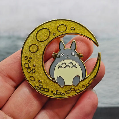 moon totoro brooch