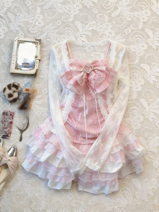 Conjunto de falda de 3 piezas