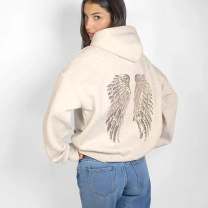 Wings Beads Sweatshirt