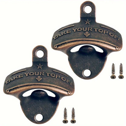 Take Your Top Off Matte Bottle Opener Wall Mounted