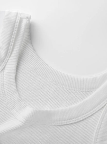 Margarita Cocktail Club Prints O-Neck Sleeveless Tank