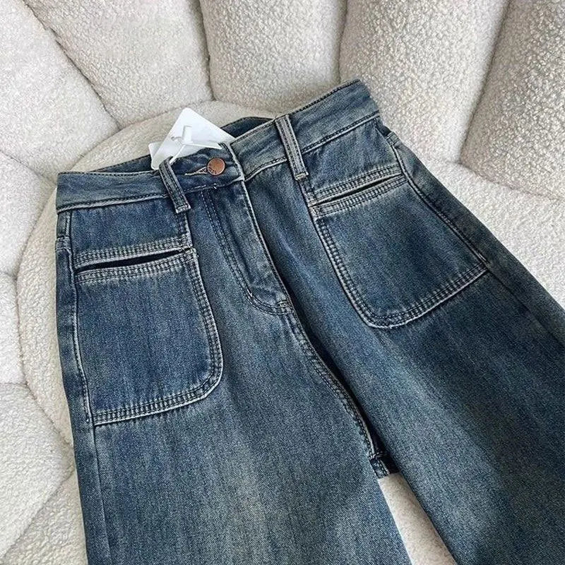 Velvet Lined Straight Jeans