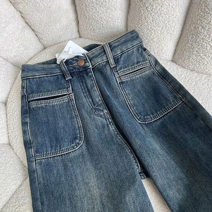 Velvet Lined Straight Jeans