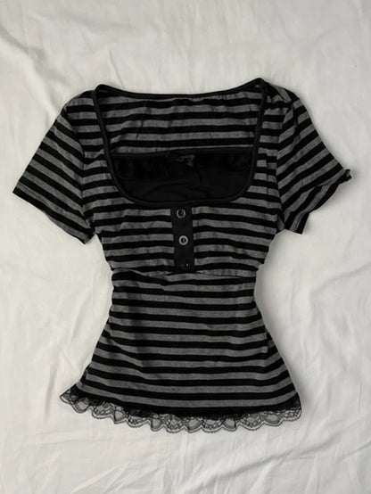Stripe Graphic T-shirt