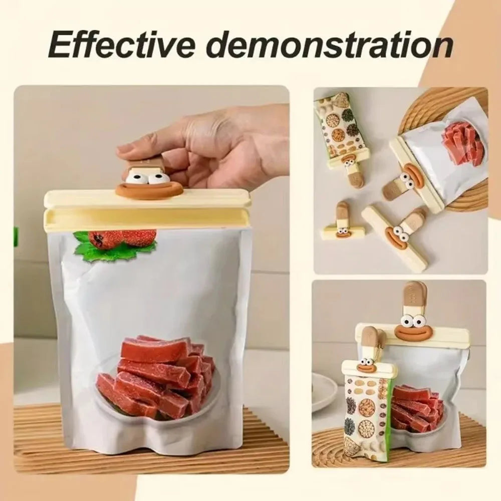 2/5/6 Pcs Creative Snack Sealing Clip