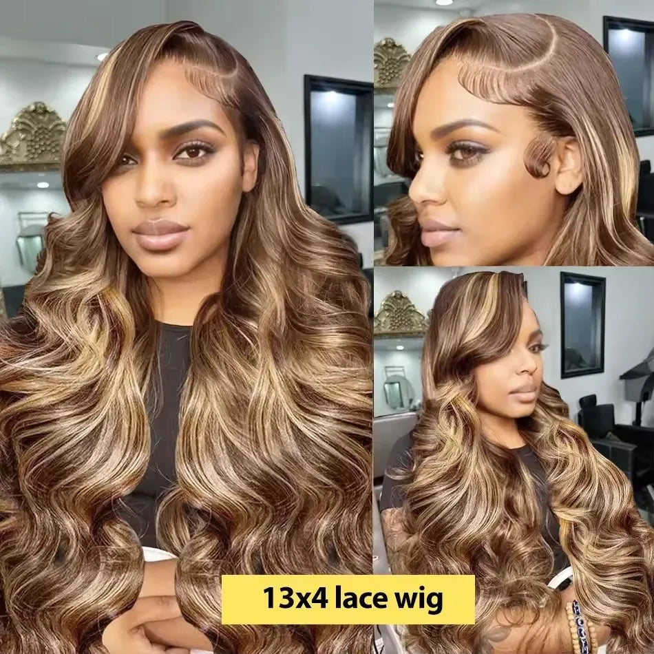 Glueless Highlight HD Lace Frontal Wig