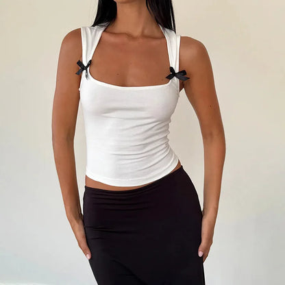 Bow Tie-Up Tank Top