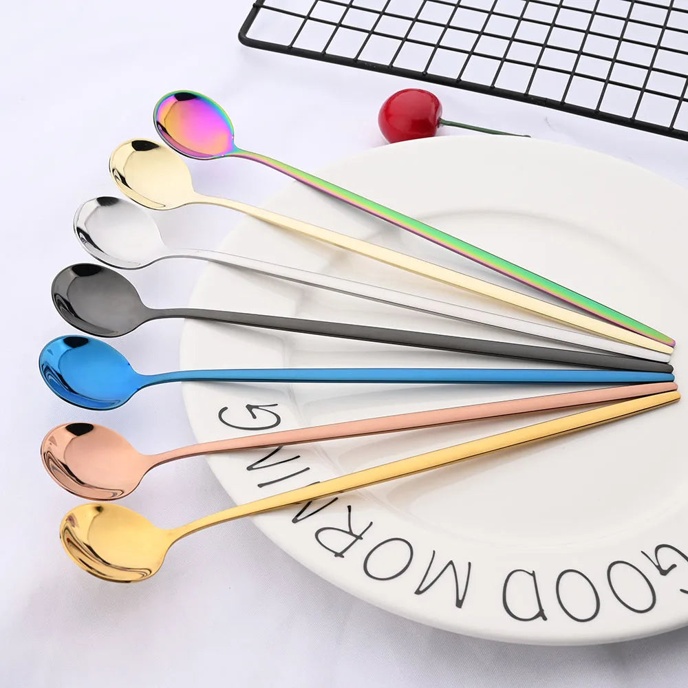 6Pcs Coffee Stirring Spoon Cutlery Set
