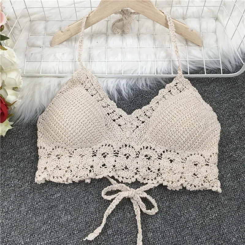 Top de tirantes finos HollowTassel