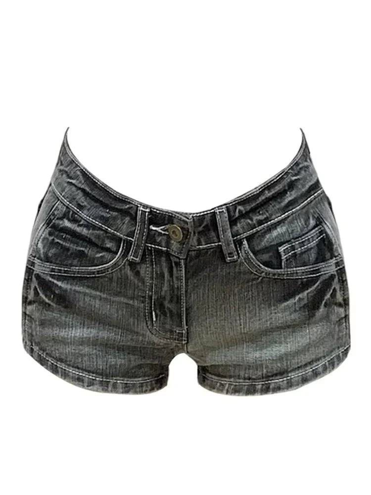 Low Rise Jean Shorts
