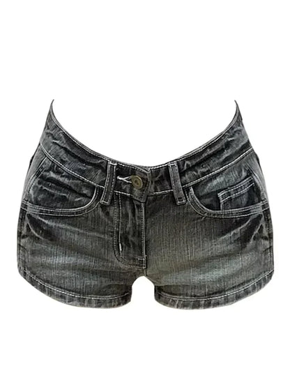 Low Rise Jean Shorts