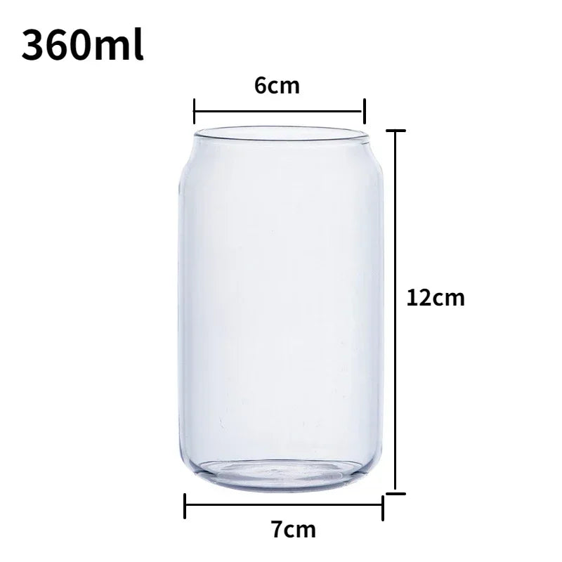 Glass Cup Reusable Straw