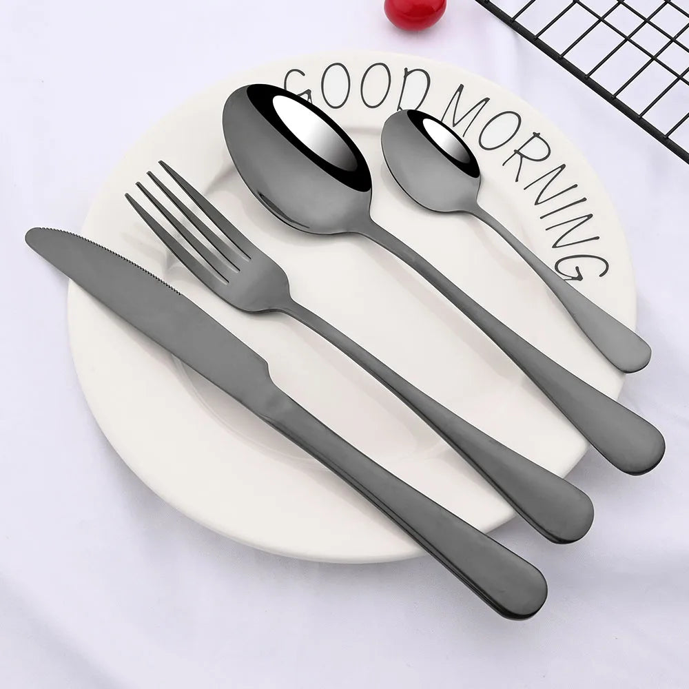 Stainless Steel Tableware Set