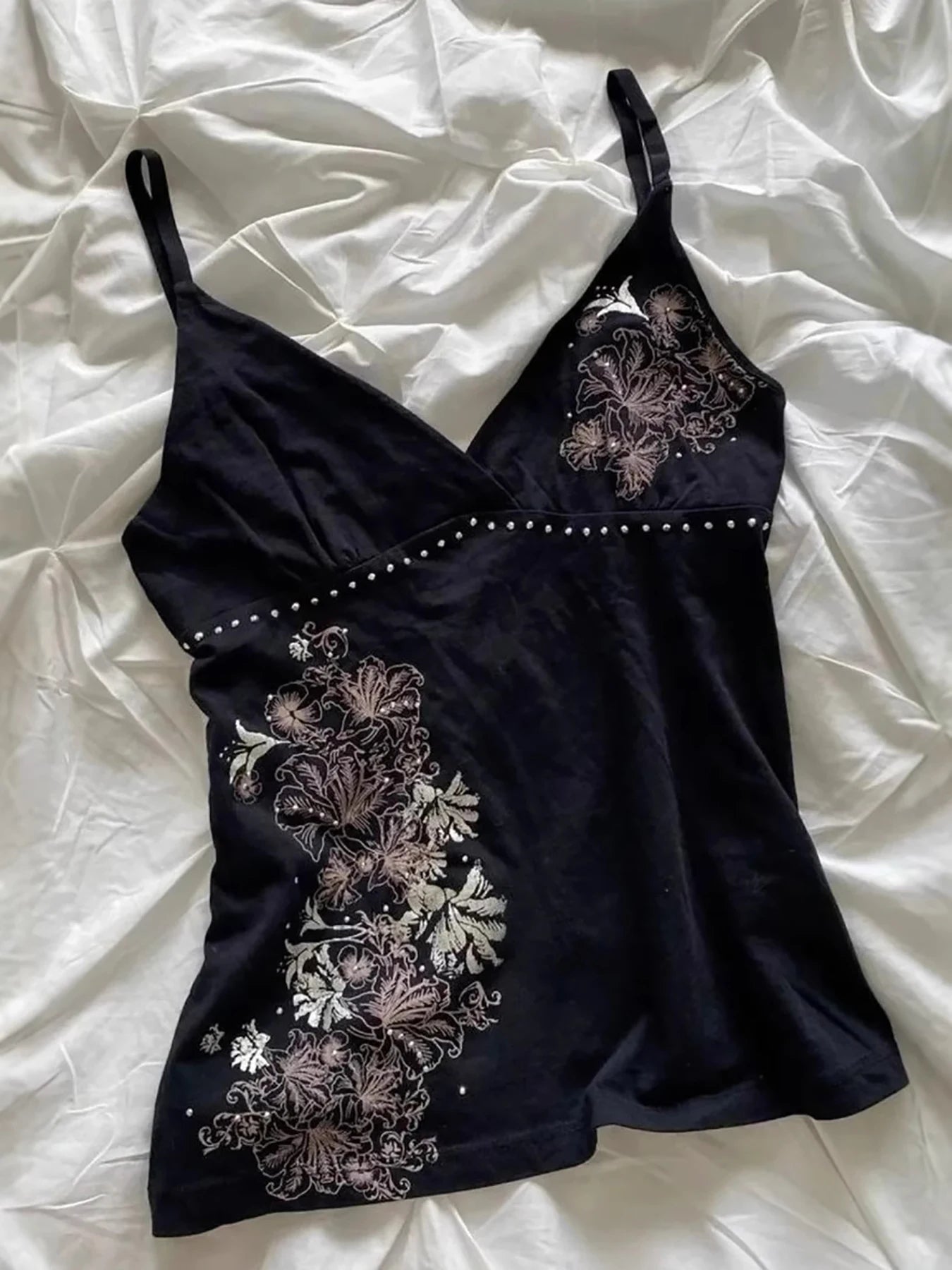 Floral Retro Printed Tank