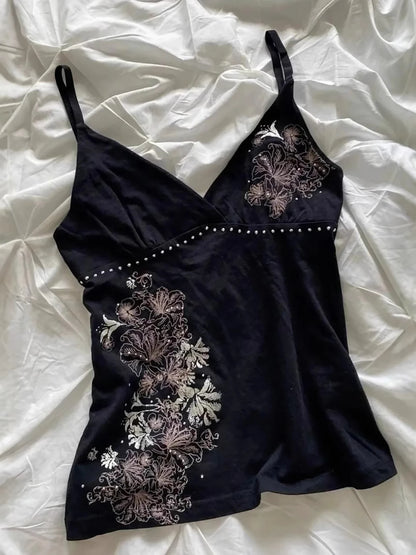 Floral Retro Printed Tank