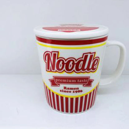 Cup Noodle-shaped Mug with Lid