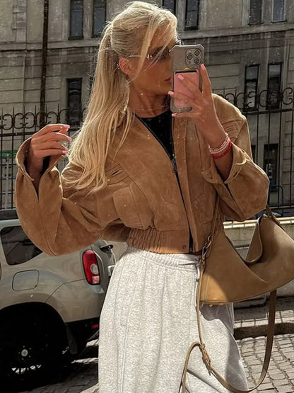 Solid Short Jacket